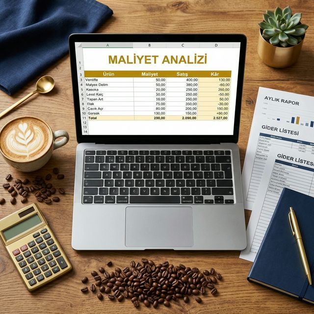 Coffee Shop — Maliyet Kontrolü
